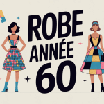 année 60 robe silhouettes trapèze et motifs rétro