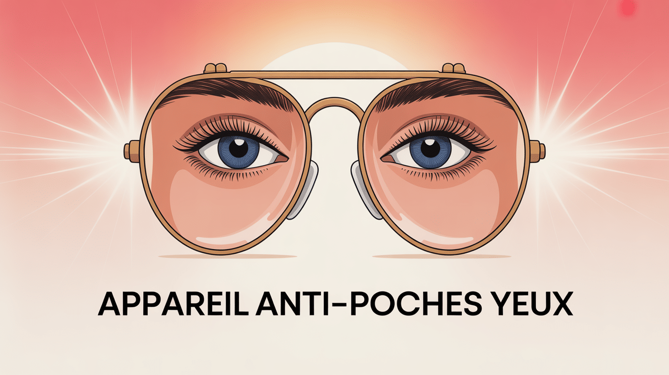 Illustration appareil anti-poches yeux avis et beauté du regard