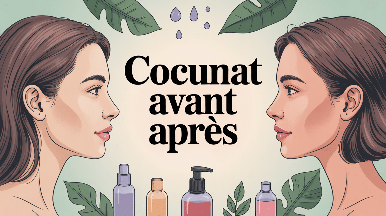 Cocunat avis avant après illustration transformation beauté