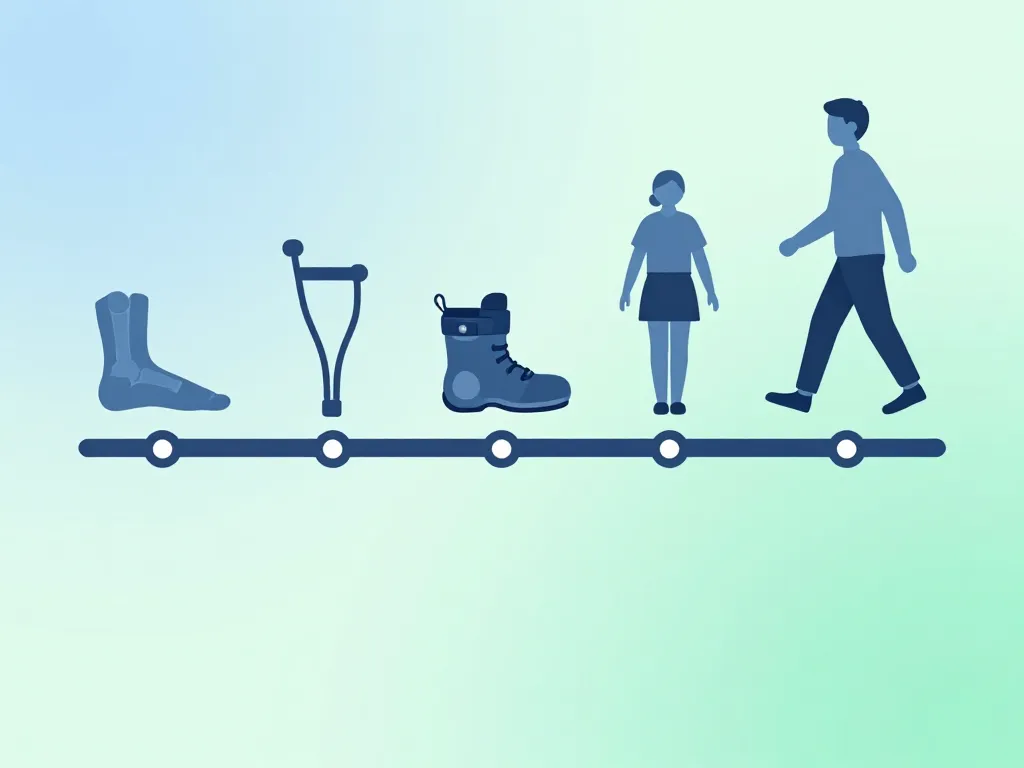 combien de temps pour marcher apres fracture malleole évolution marche semaine