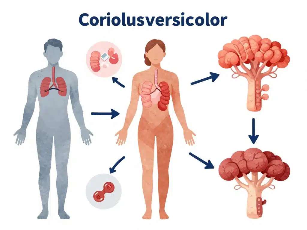 coriolus versicolor interdit en france diagramme risques médicaux