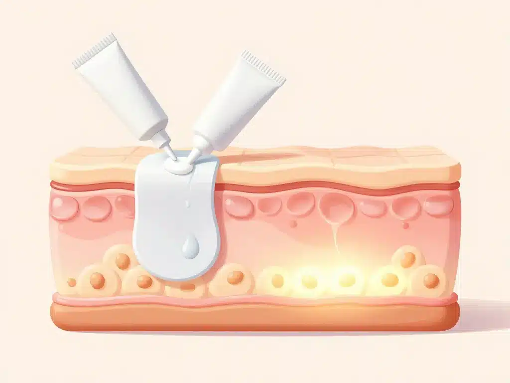 crème ialuset avis dermato fonctionnement peau schéma explicatif