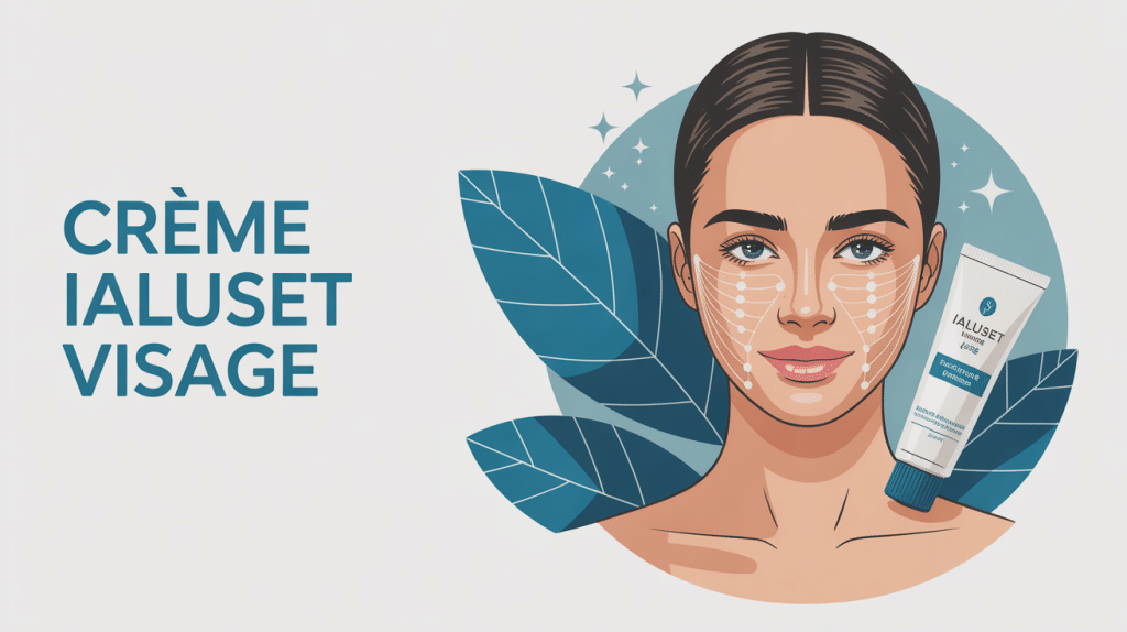 crème ialuset avis dermato pour le visage illustration moderne