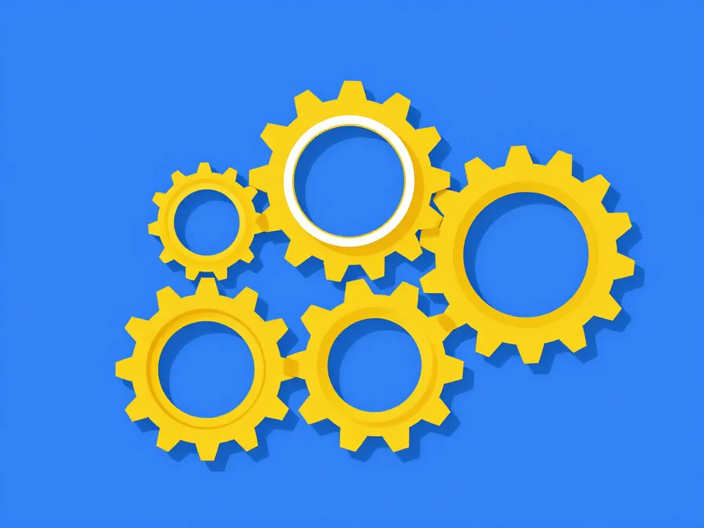 différence collaboration et coopération schéma équipe engrenages