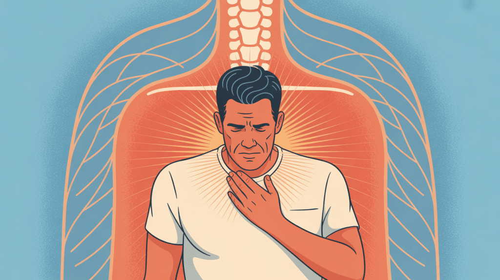 Illustration centrale sur les douleurs cruralgiques