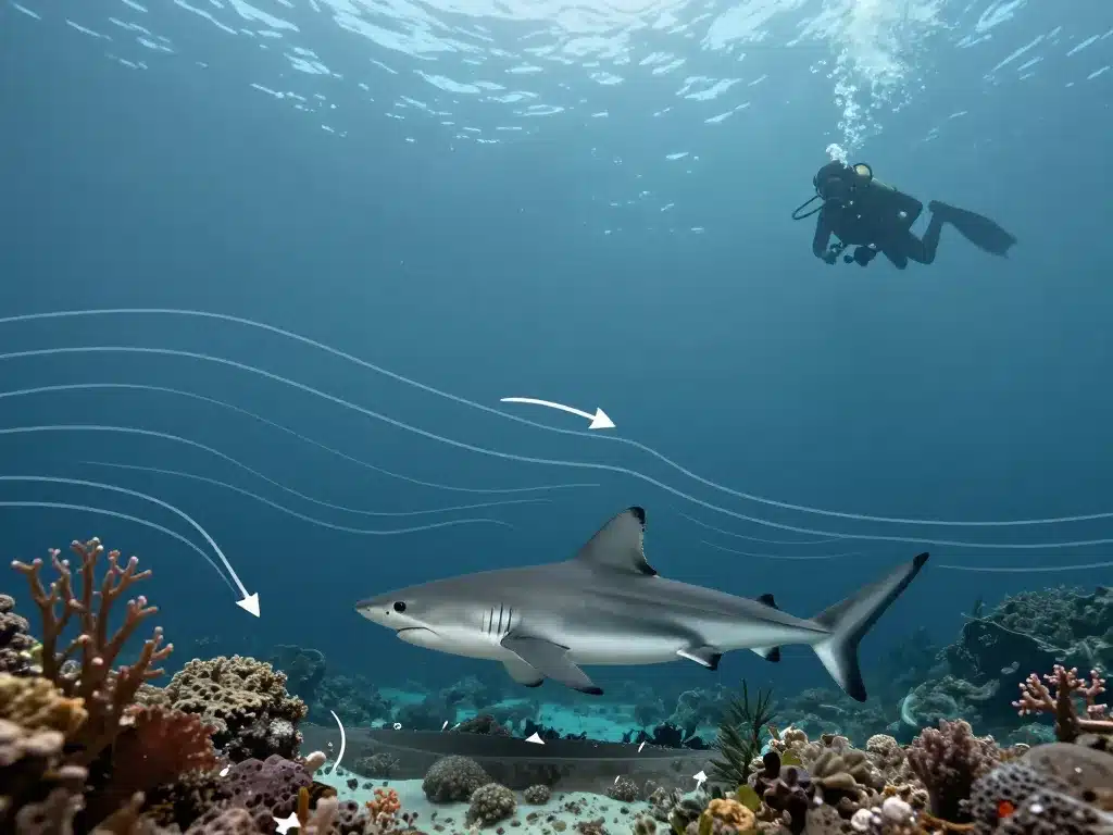 requins pyjama habitat zone plongeur concept diagramme