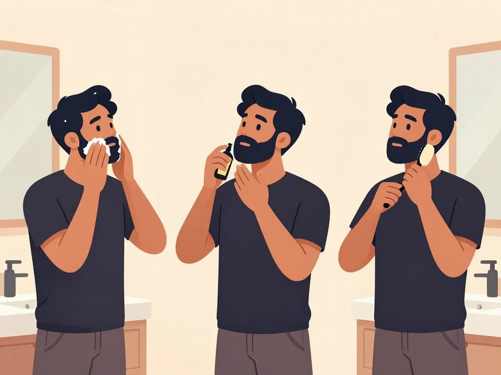kit barbe homme routine entretien quotidien