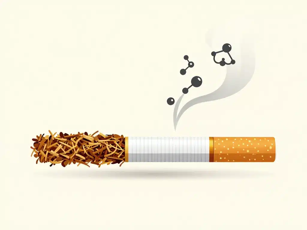 Diagramme composition marlboro light nicotine et toxicité