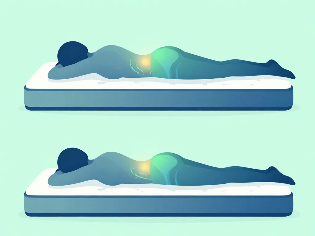 matelas mémoire de forme avis kiné silhouettes alignées soulagement douleurs