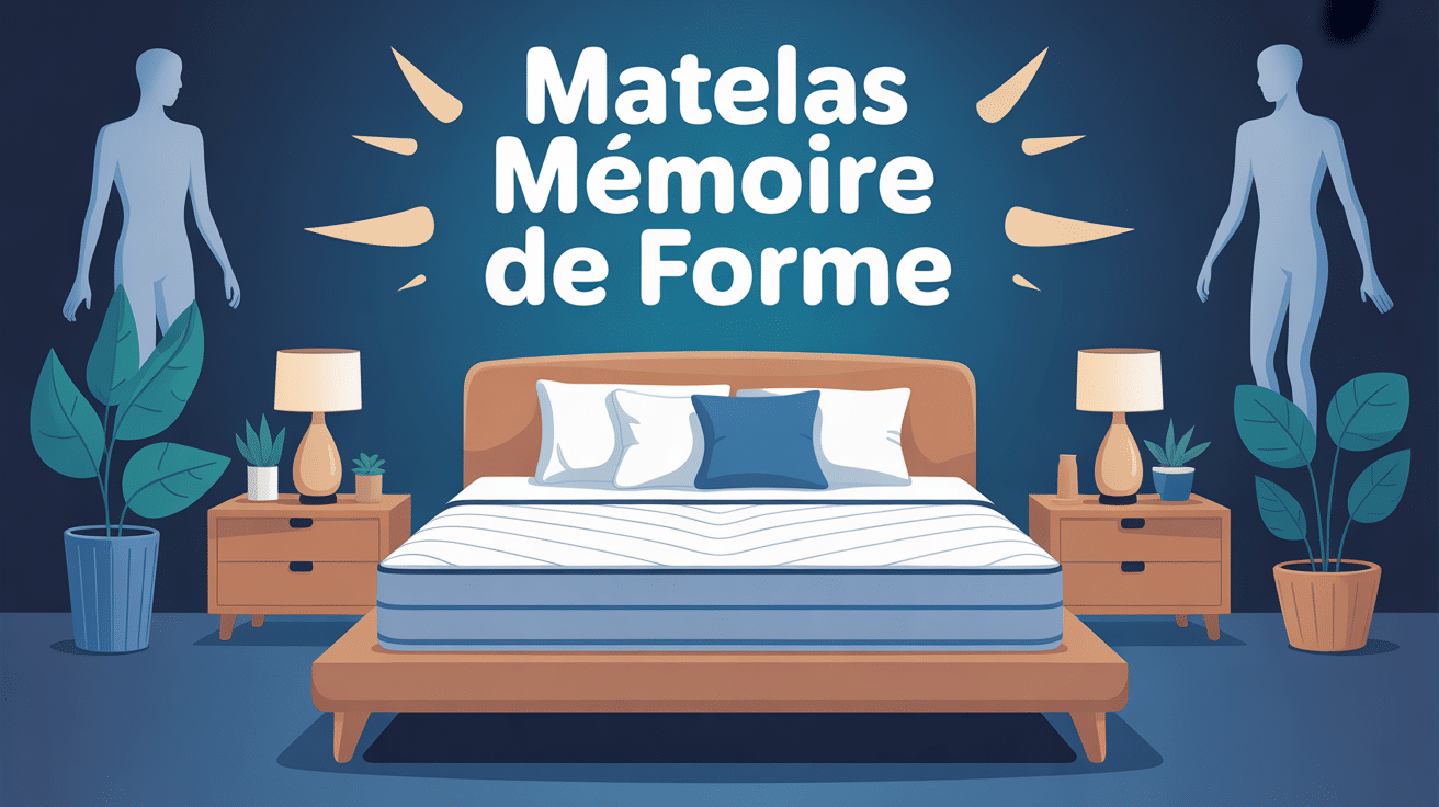 matelas mémoire de forme avis kiné illustration colonne relaxation