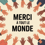 illustration merci pour tout le monde cercle personnes