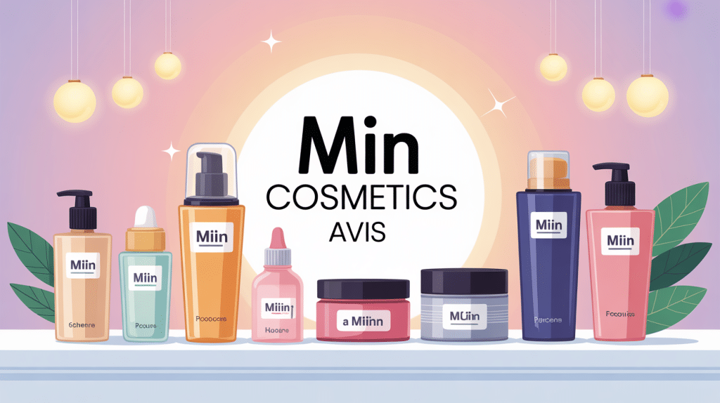 miin cosmetics avis illustration cosmétiques coréens pastel