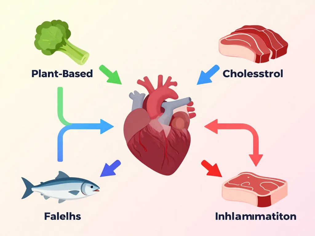 proteine dangereux pour le cœur, diagramme effets protéines sur cholestérol et maladies cardiovasculaires