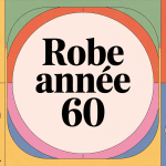 illustration robe année 60 style retro pop couleurs
