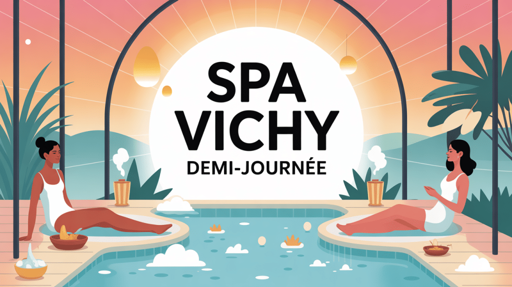 illustration pause bien-être spa vichy demi-journée tarif