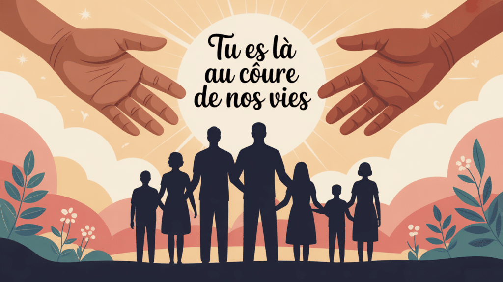 présence centrale tu es là au cœur de nos vies famille spiritualité