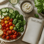 assiette d'aliments faibles en calories