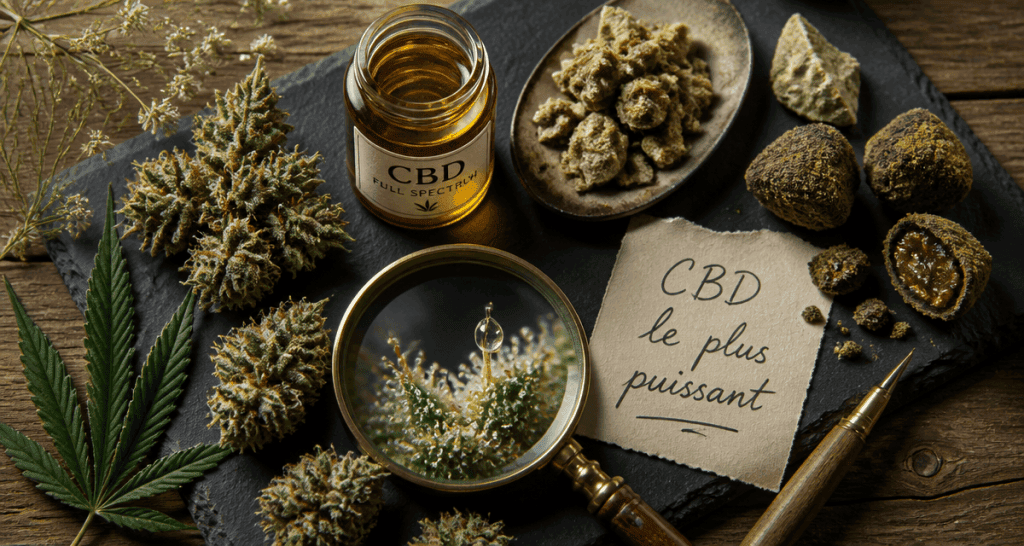 CBD le plus puissant fleurs et résines