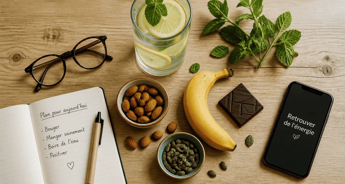 comment avoir de l energie rapidement aliments sur table