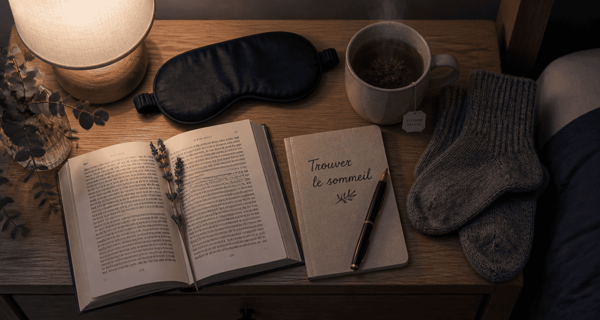 comment trouver le sommeil rapidement table de chevet