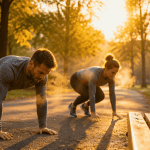 hiit perte de poids burpees en extérieur