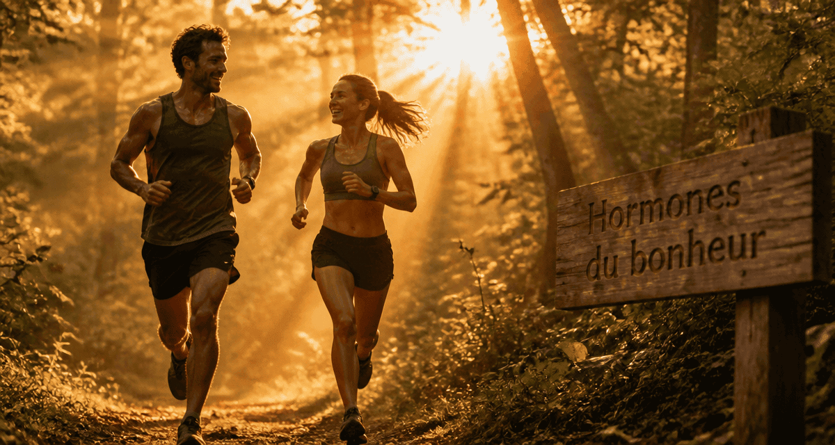 hormone du bonheur sport coureurs forêt