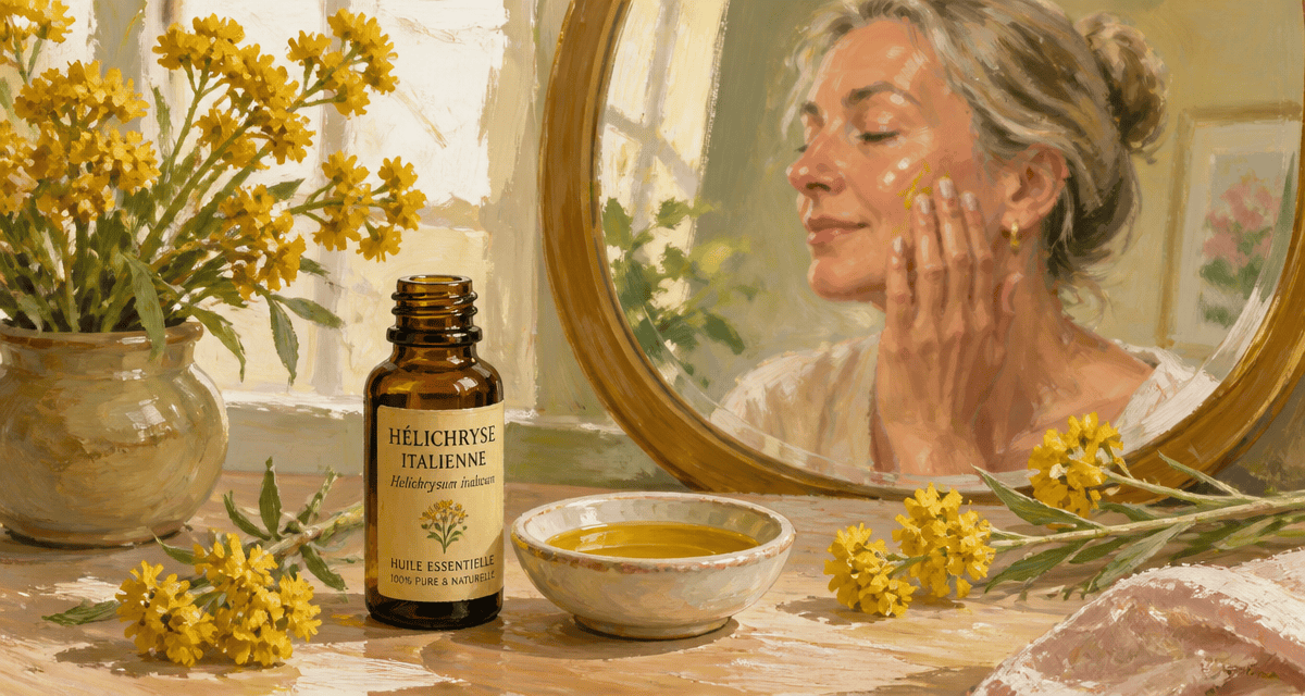 huile essentielle hélichryse visage avis femme mature