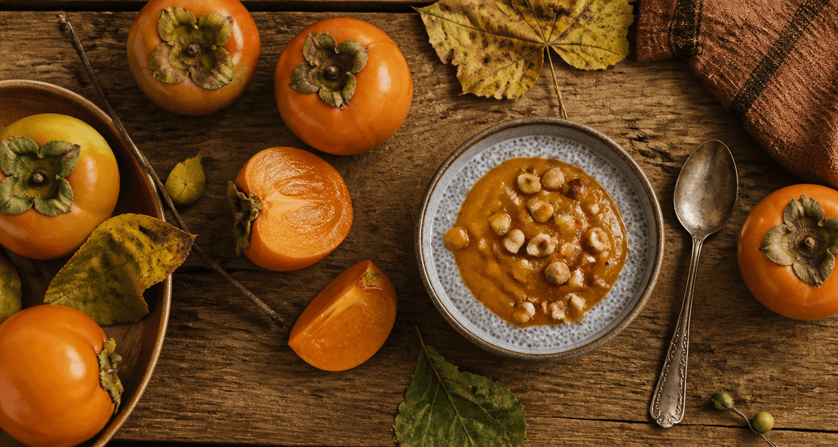 le kaki est il bon pour la sante kakis entiers et pudding chia