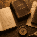 livre sur le stoicisme anciens et modernes sur table