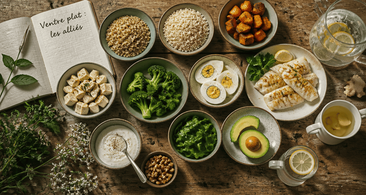 maigrir du ventre alimentation aliments sains
