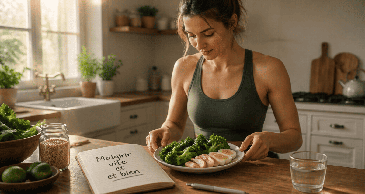maigrir vite et bien assiette équilibrée petit-déjeuner