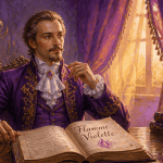 maître saint germain méditant avec flamme violette