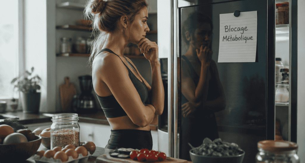 pourquoi je n arrive pas a maigrir femme reflet frigo