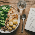que faut il manger pour perdre du poids assiette légumes poulet