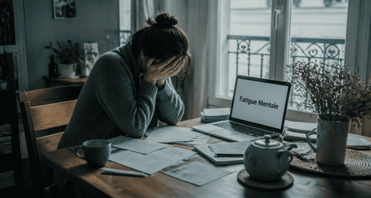 retrouver de l energie mentale femme fatiguée
