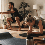 seance de renforcement musculaire squat planche maison