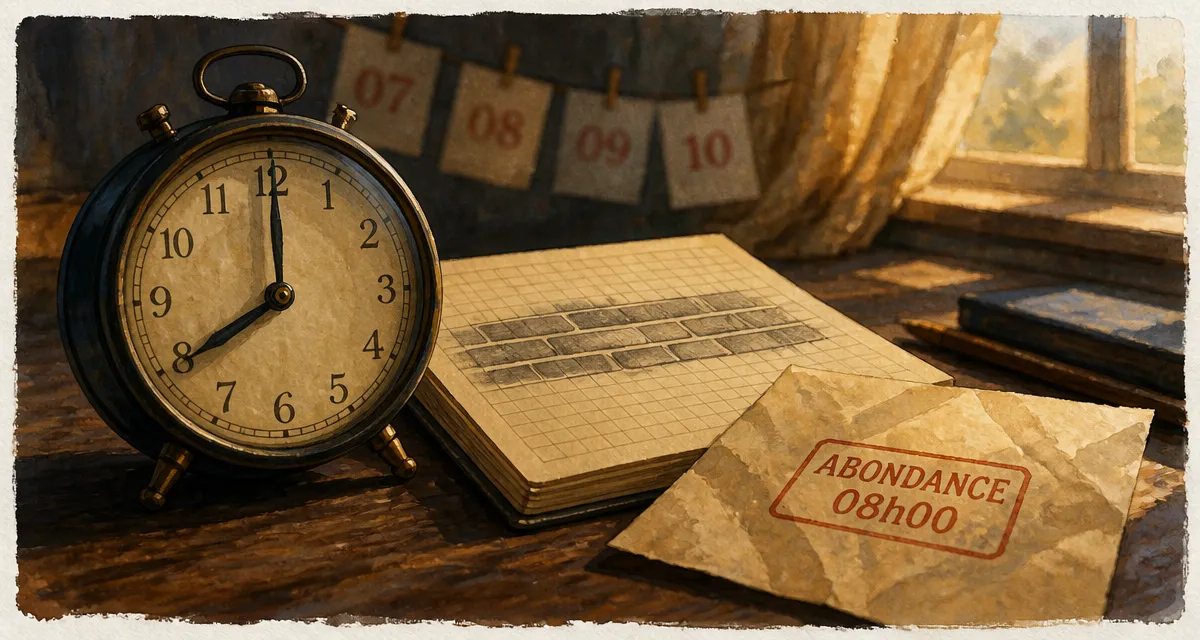 8h00 signification spirituelle : horloge et numérologie, guides et abondance