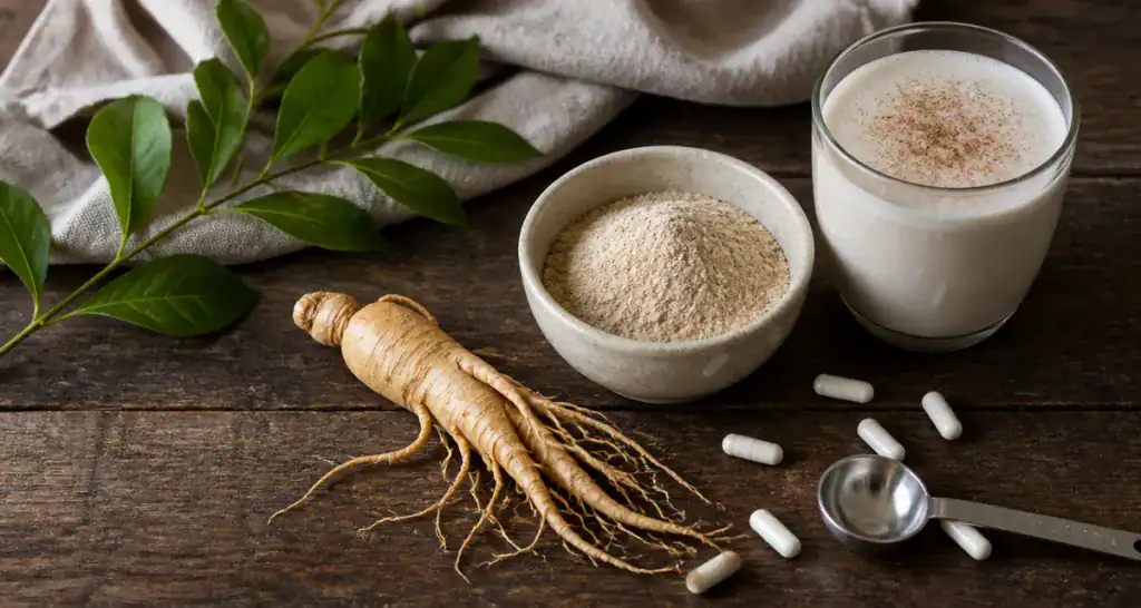 ashwagandha : bienfaits homme racine poudre gélules