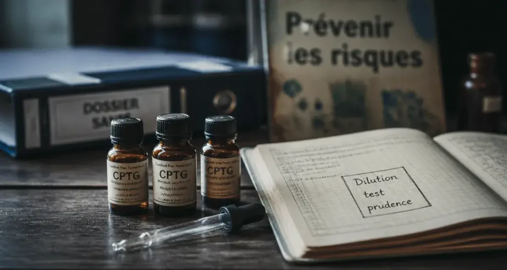 doterra danger, 3 risques santé et label CPTG sur flacons