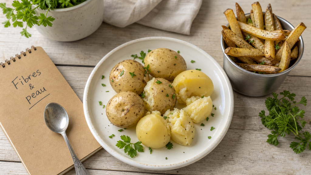 Fibre dans les pommes de terre : l’astuce de la peau