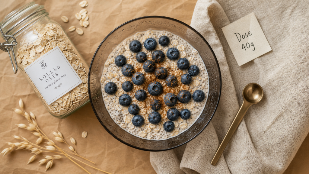 Flocon d'avoine et intestin irritable : porridge sans ballonnements