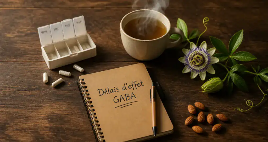 gaba effet au bout de combien de temps pilulier tisane carnet