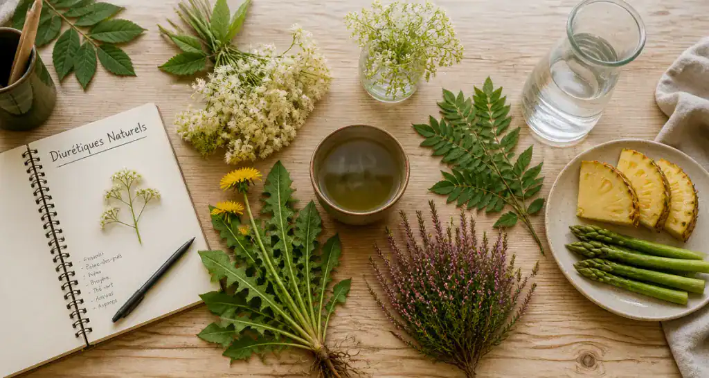 le plus puissant diuretique naturel plantes table