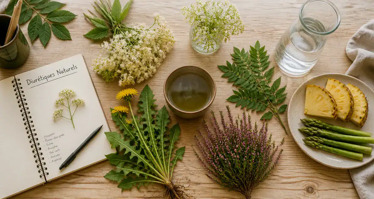 le plus puissant diuretique naturel plantes table
