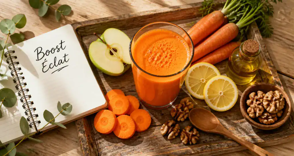 peut on boire du jus de carotte tous les jours verre plateau carottes
