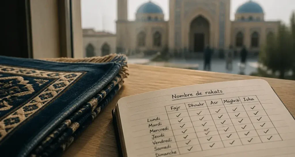 Rakat priere : nombre exact d’unités pour chaque Salat