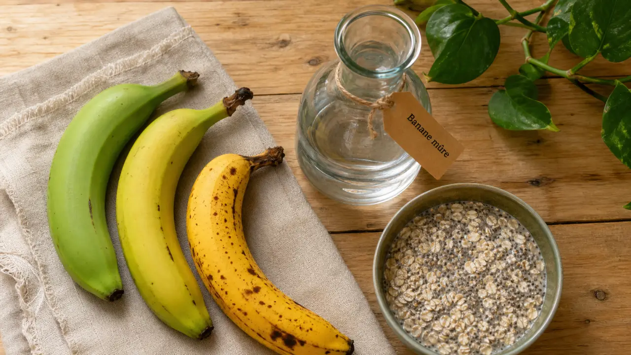 La banane constipe t elle : banane verte vs mûre et transit intestinal