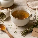 Bienfait du thym en tisane pour la toux et la digestion, avec précautions