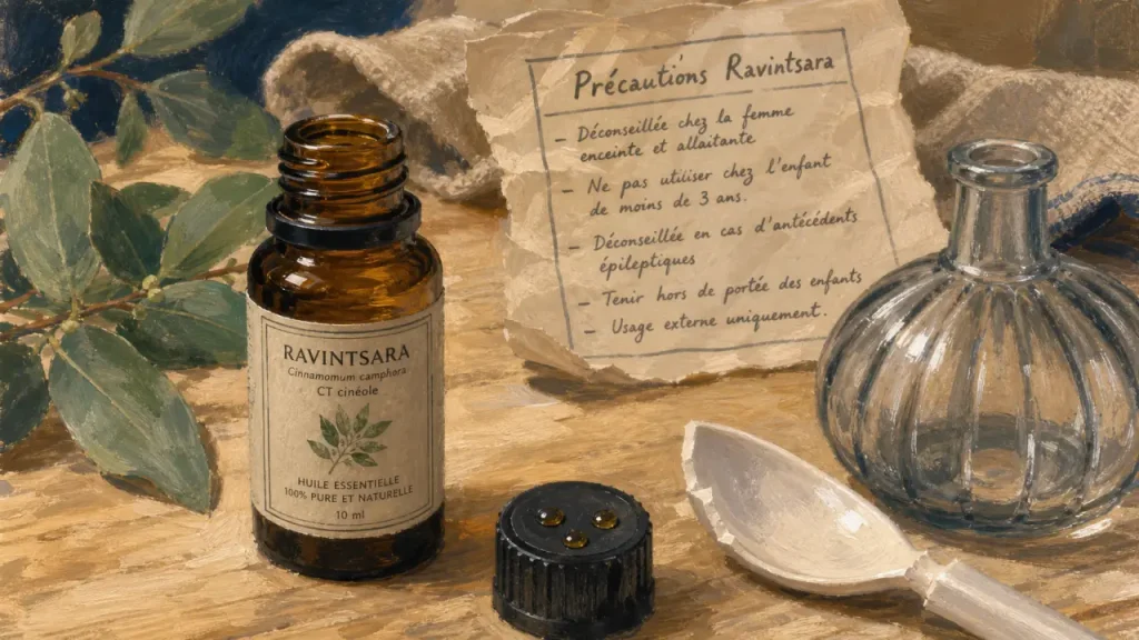 Ravintsara : confort respiratoire, usages saisonniers et précautions à connaître
