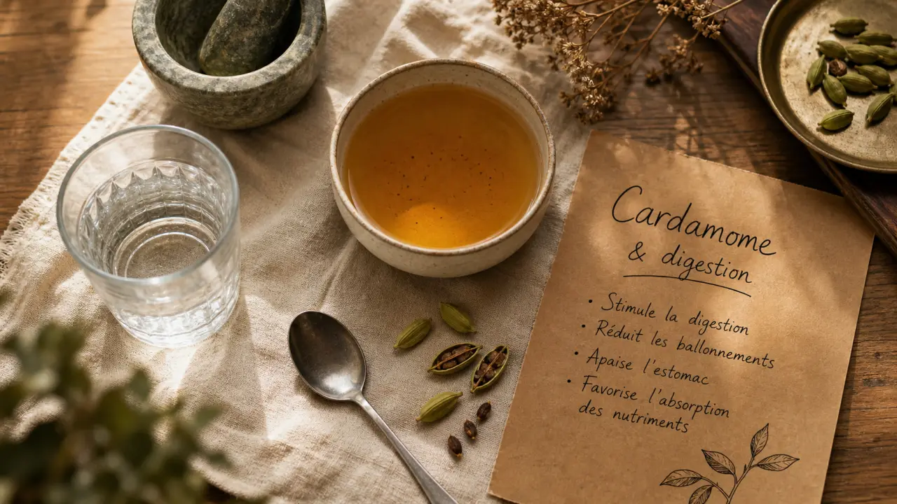 Cardamome bienfait pour digestion et haleine